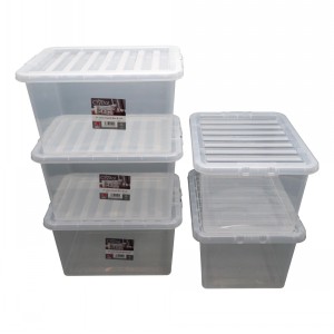 Wham Crystal Plastic Storage Box & Lid Size 09 (31 Litre)